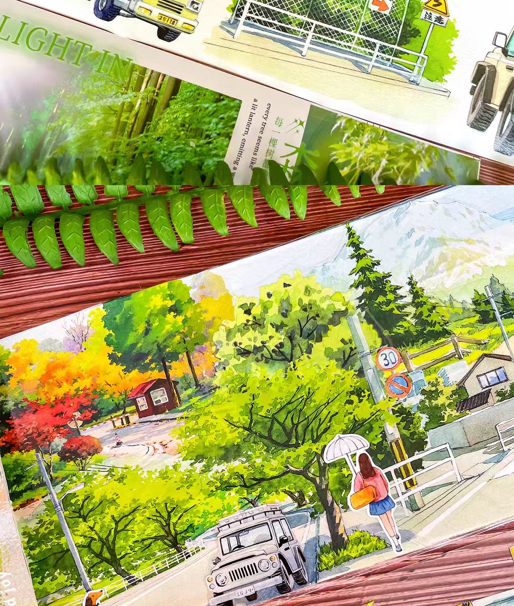 Journal landscape tape (7cm*10m/roll)