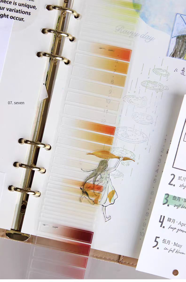 Journal pre-cut tape (Marker bar) 47mm*5m/roll