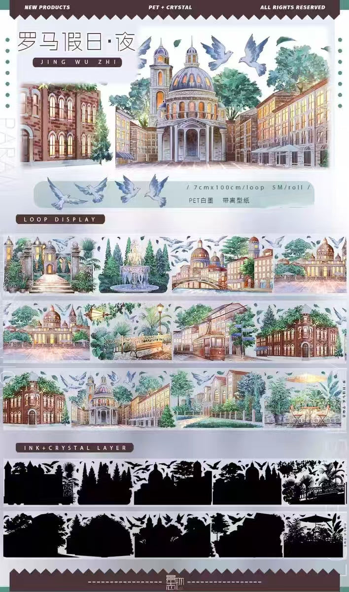 Journal PET tape (5m/roll)