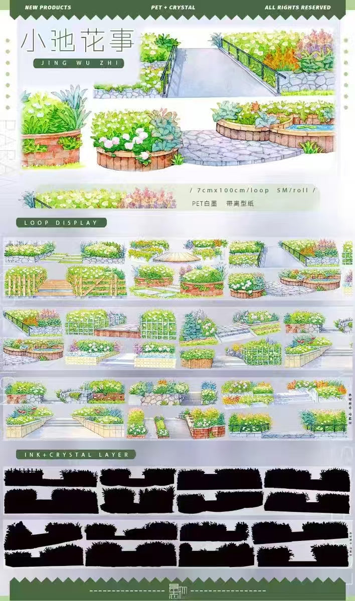 Journal PET tape (5m/roll)