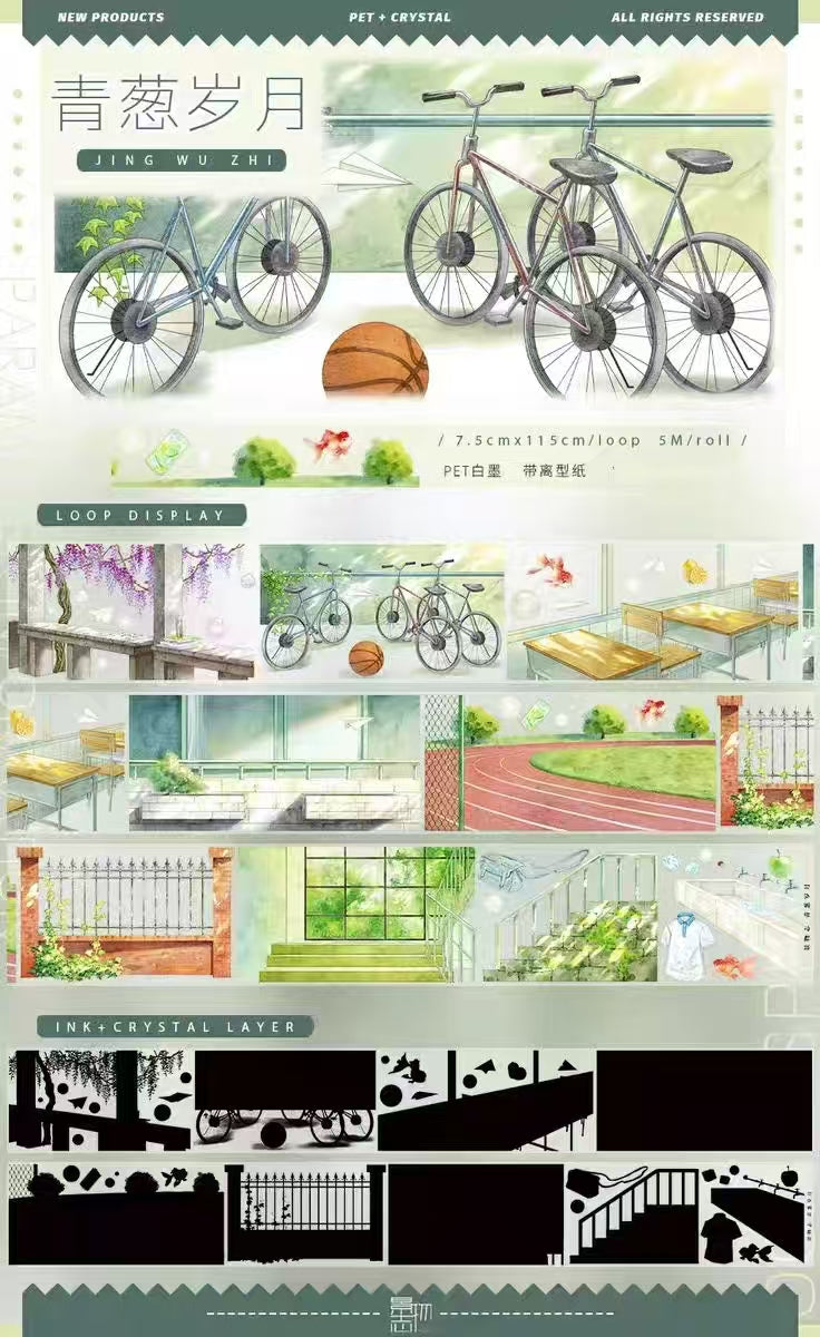 Journal PET tape (5m/roll)