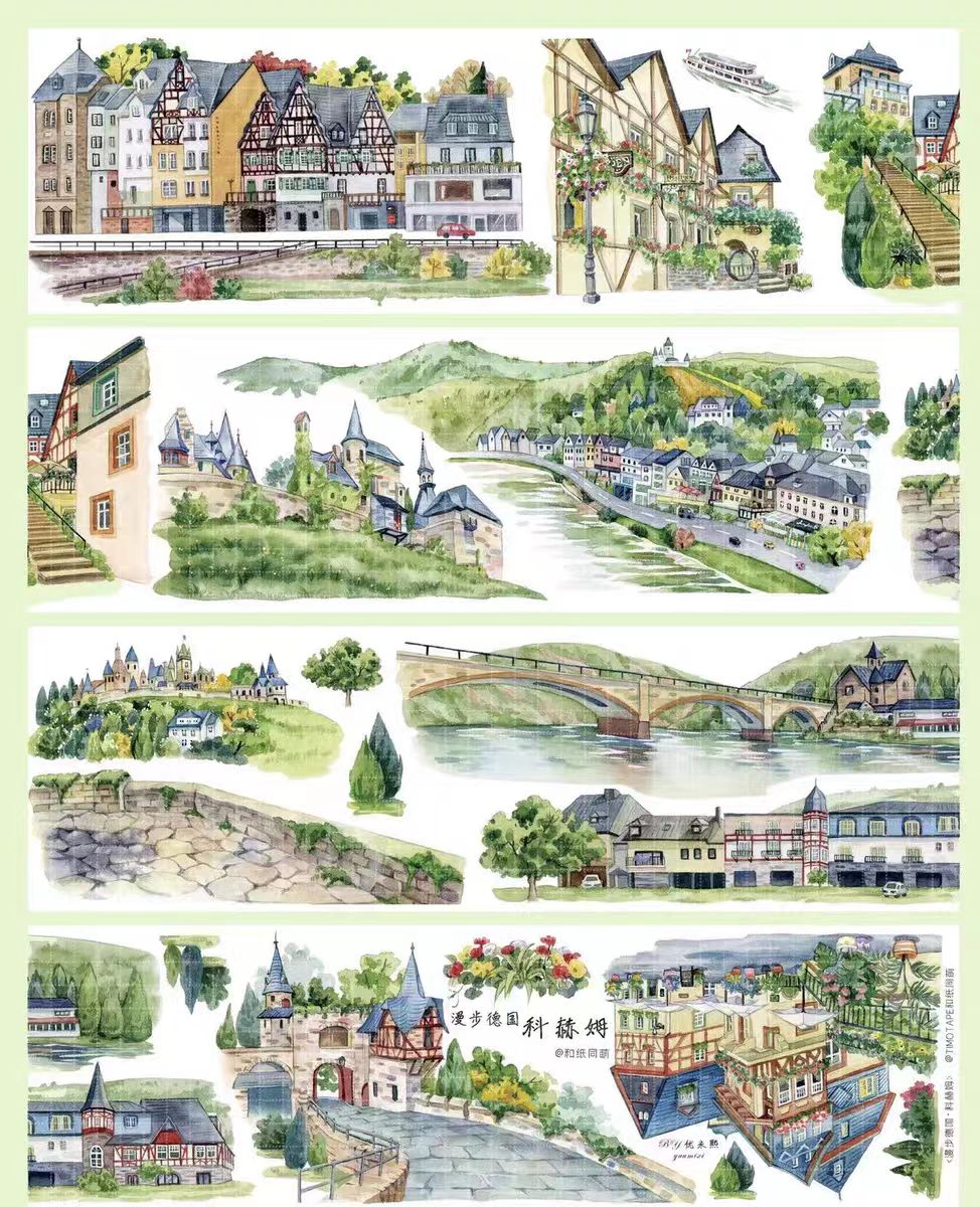 Journal landscape PET tape (5m/roll)