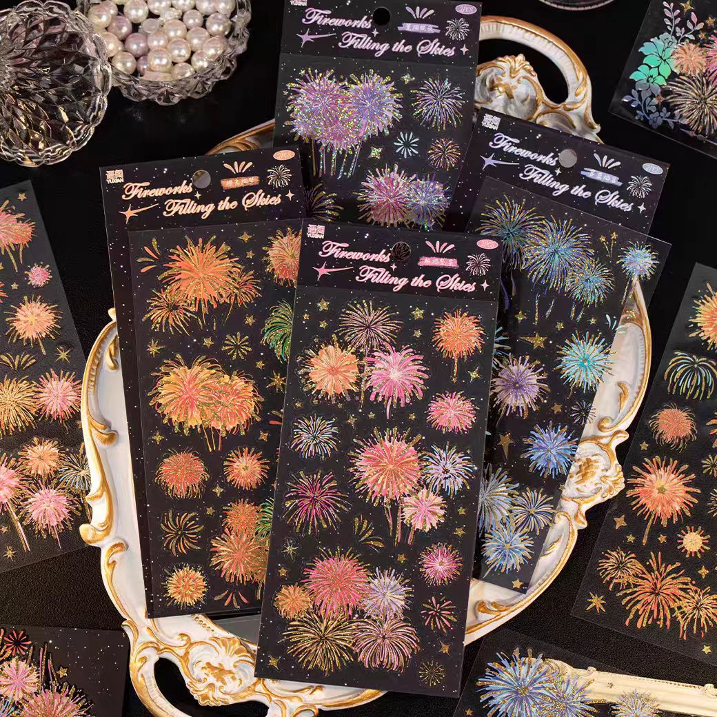 Journal sticker packs （fireworks）