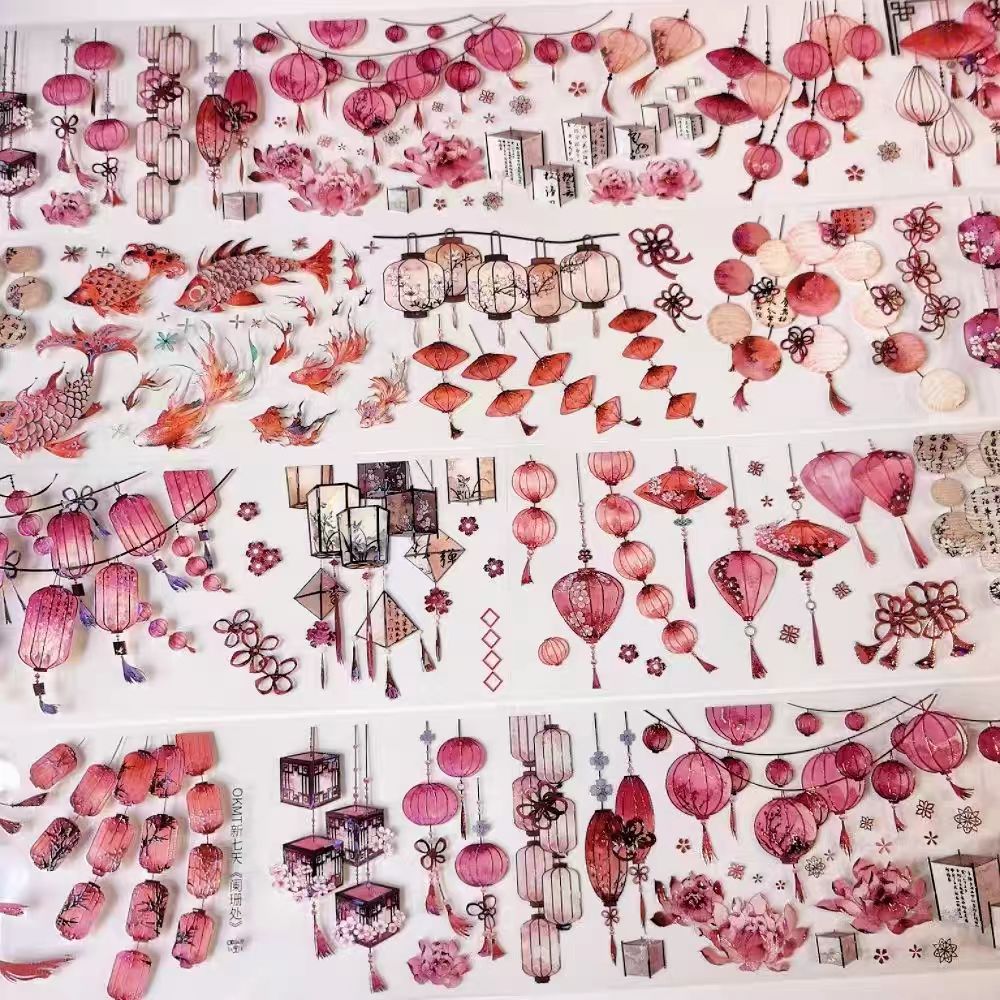 Journal shell light PET tape (6cm*5m/roll)