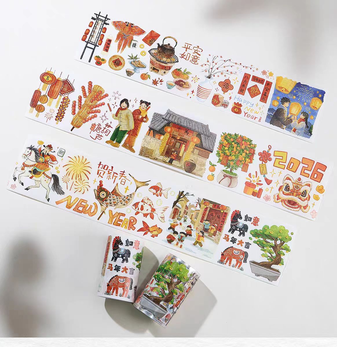 Journal tape (Chinese New Year) 7cm*5m/roll