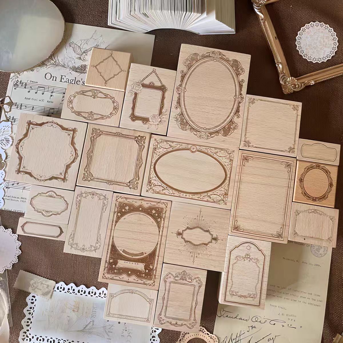 Wooden stamp (Frame)