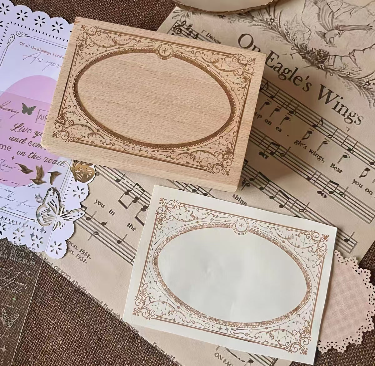 Wooden stamp (Frame)