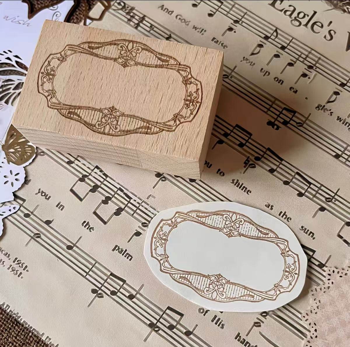 Wooden stamp (Frame)