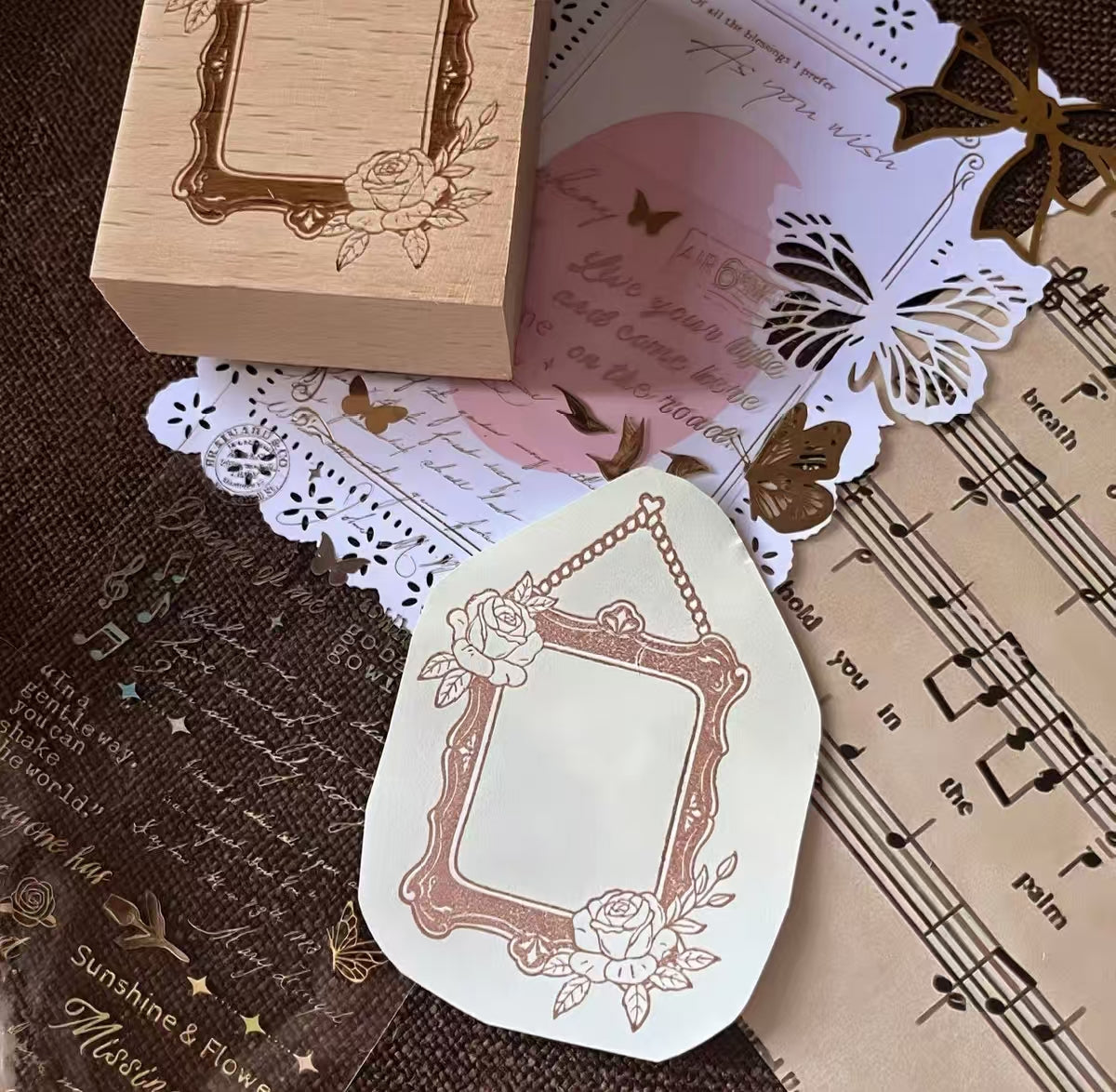 Wooden stamp (Frame)