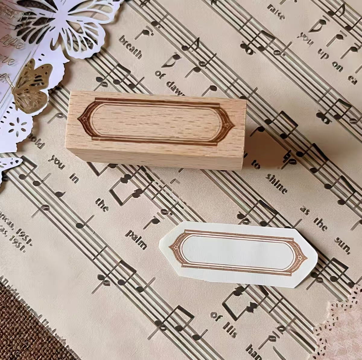 Wooden stamp (Frame)