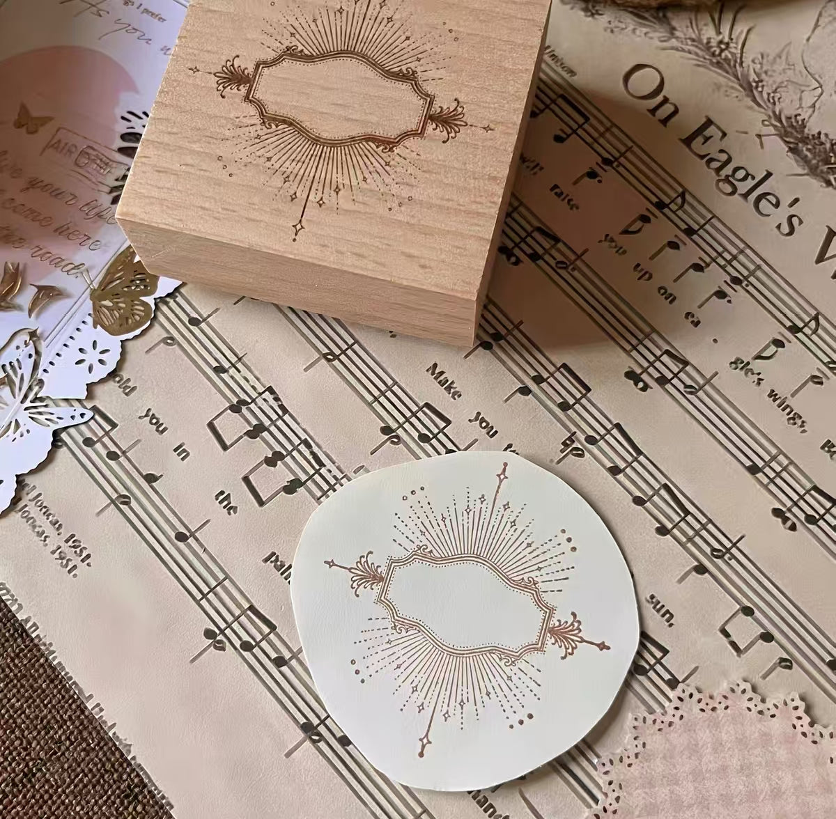 Wooden stamp (Frame)