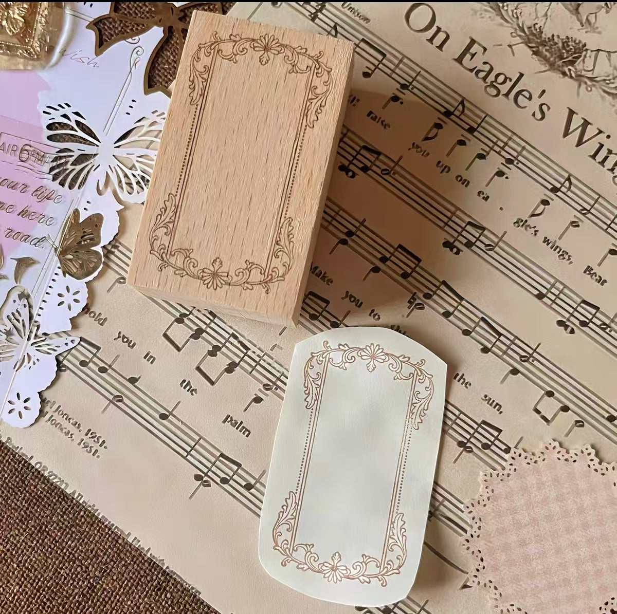 Wooden stamp (Frame)