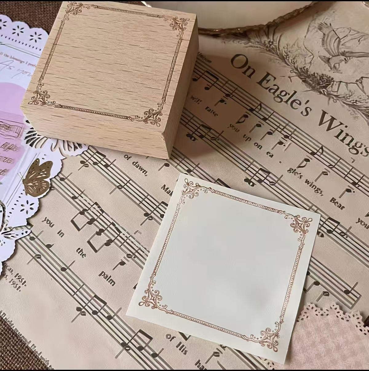 Wooden stamp (Frame)