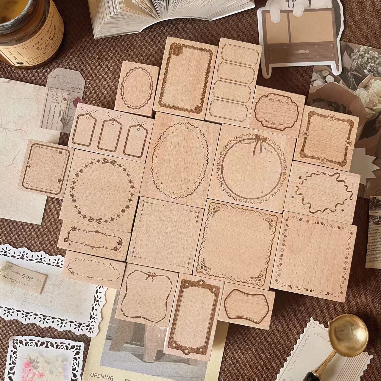 Wooden stamp (Frame)