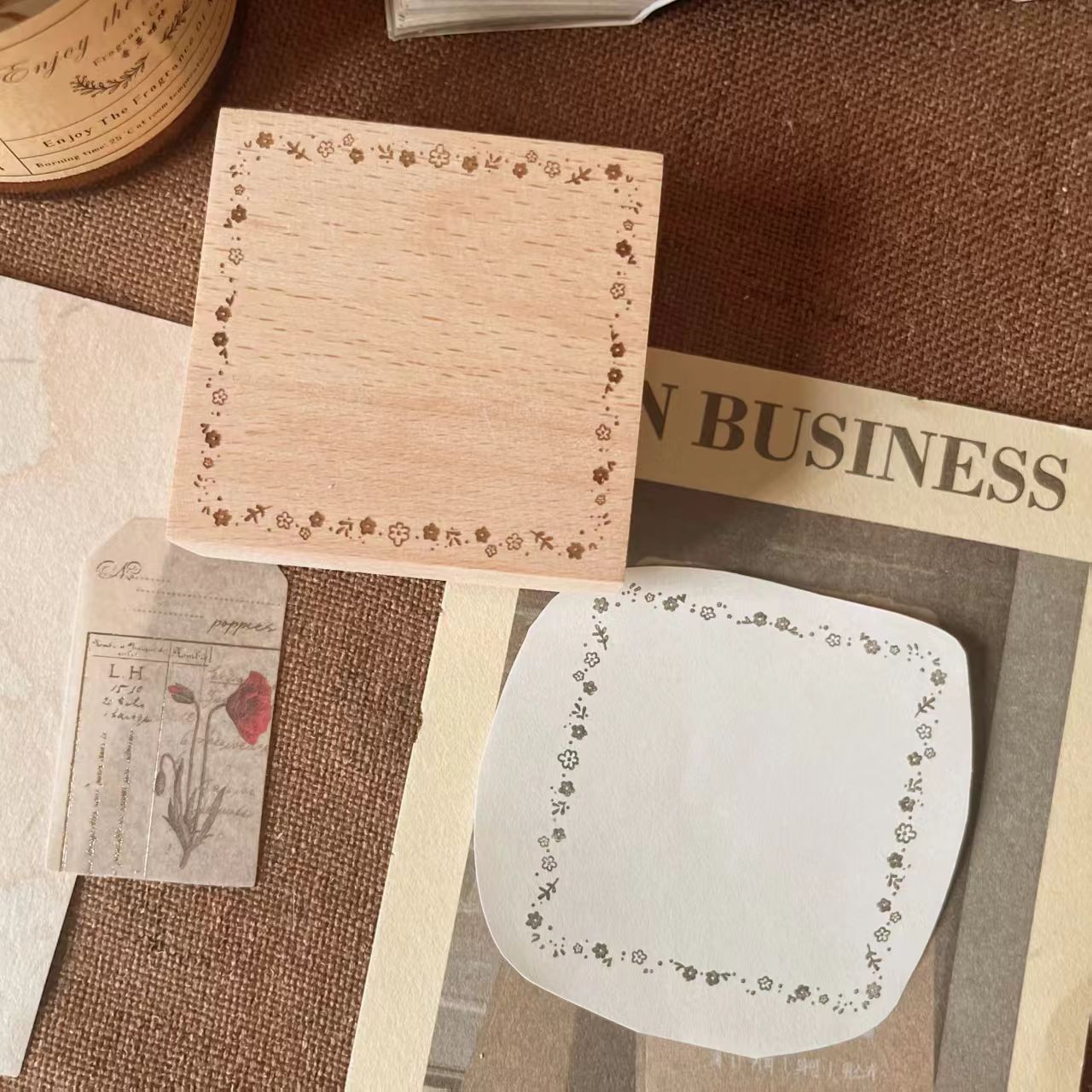 Wooden stamp (Frame)