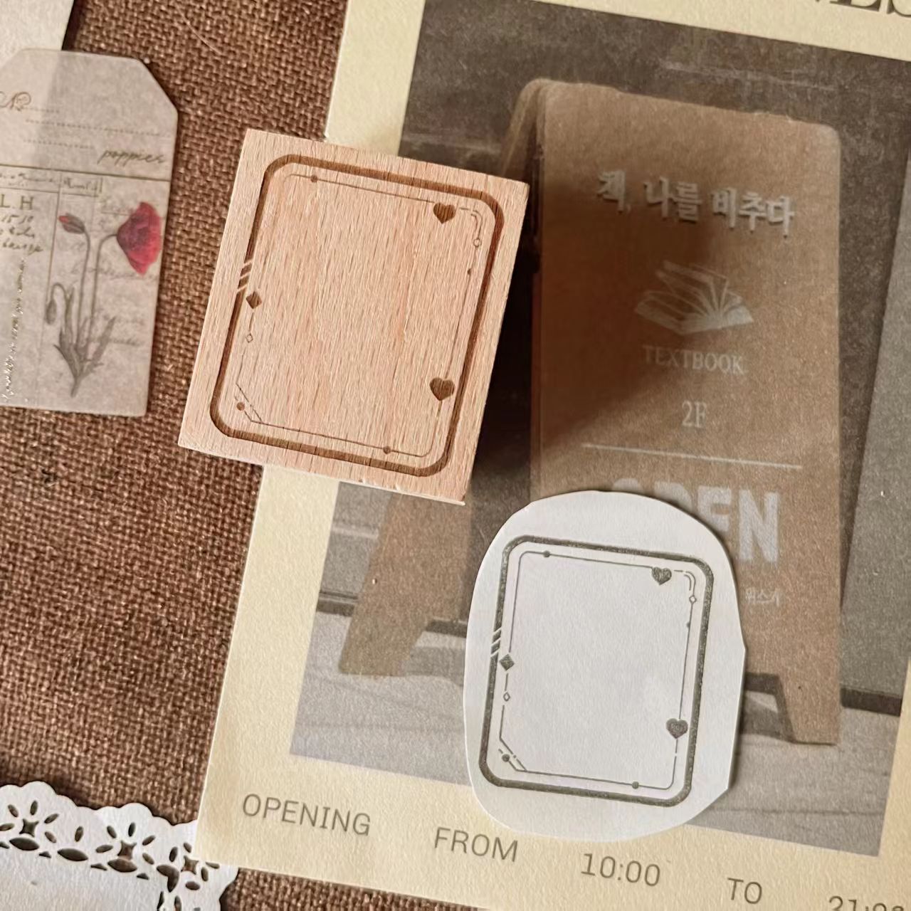 Wooden stamp (Frame)