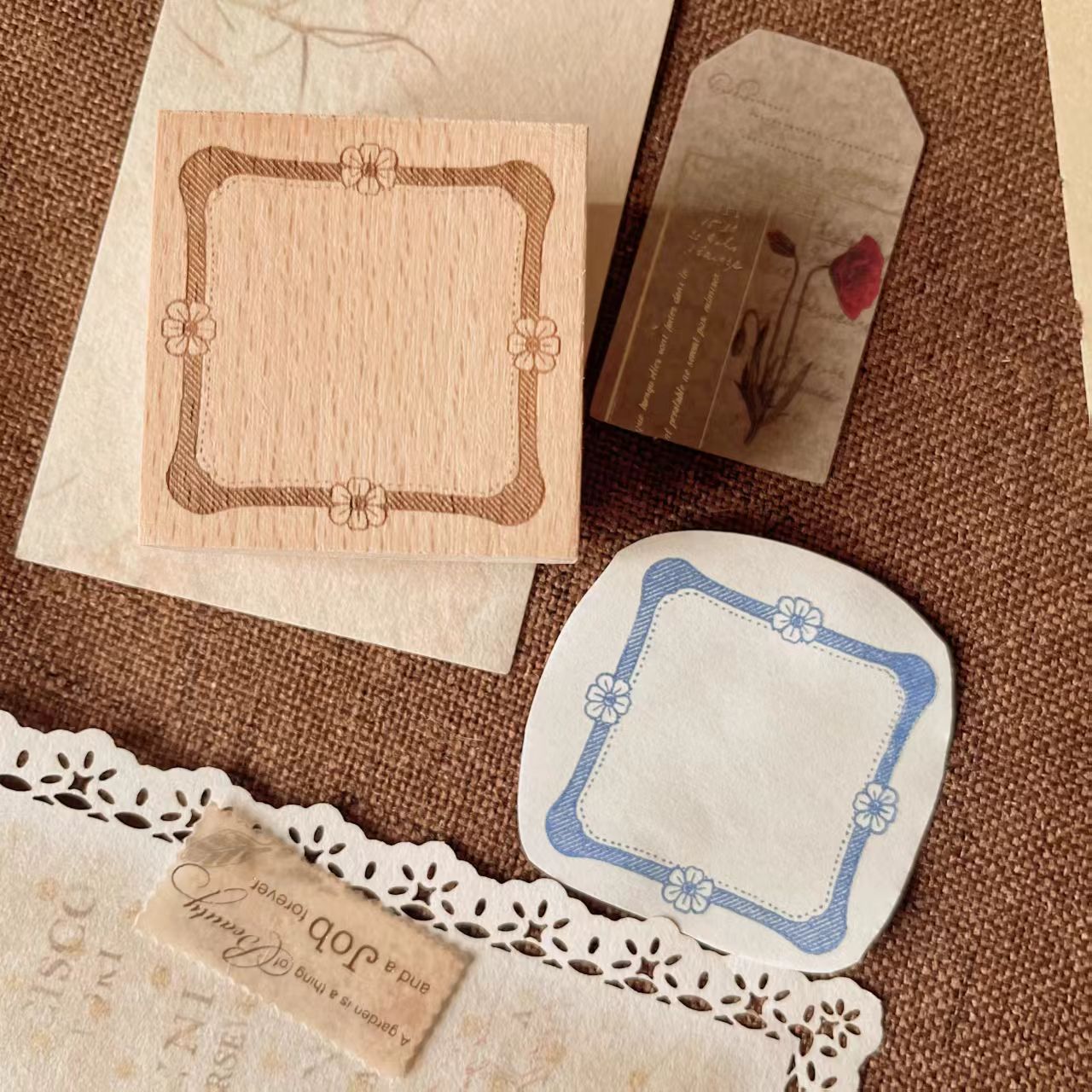 Wooden stamp (Frame)