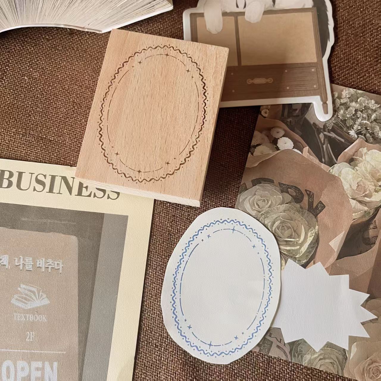 Wooden stamp (Frame)