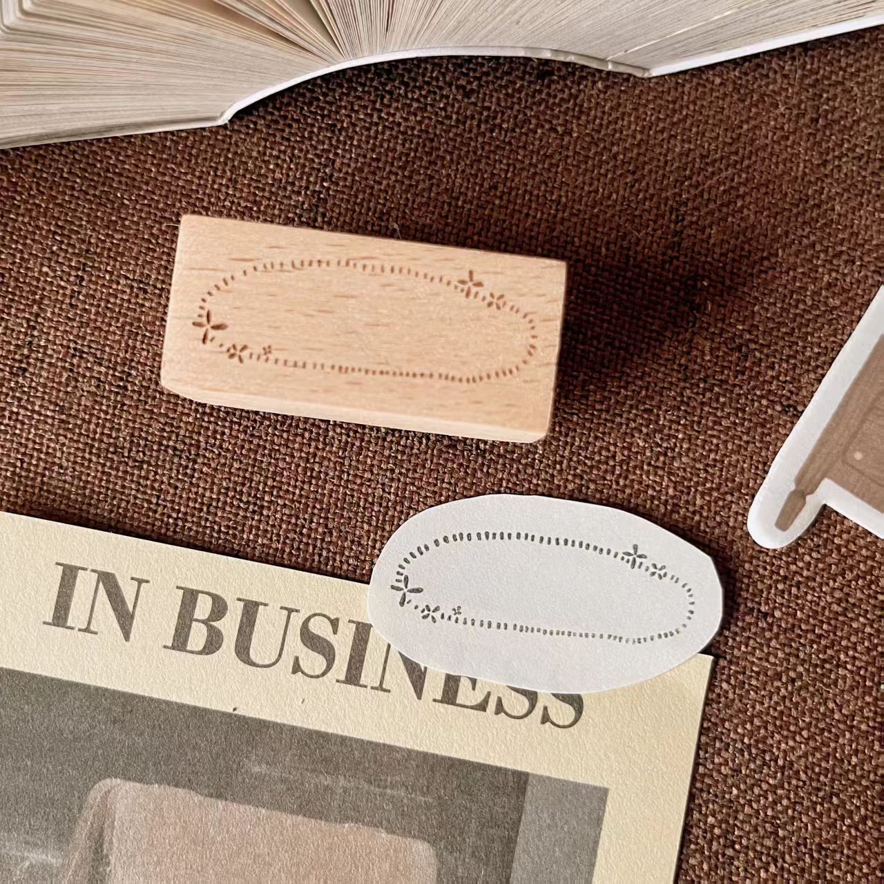 Wooden stamp (Frame)