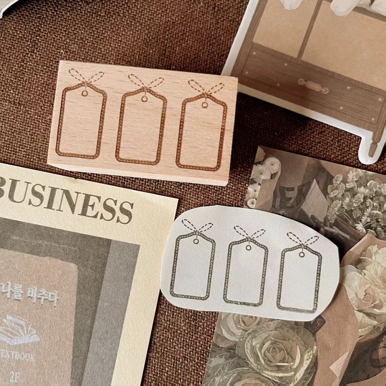 Wooden stamp (Frame)