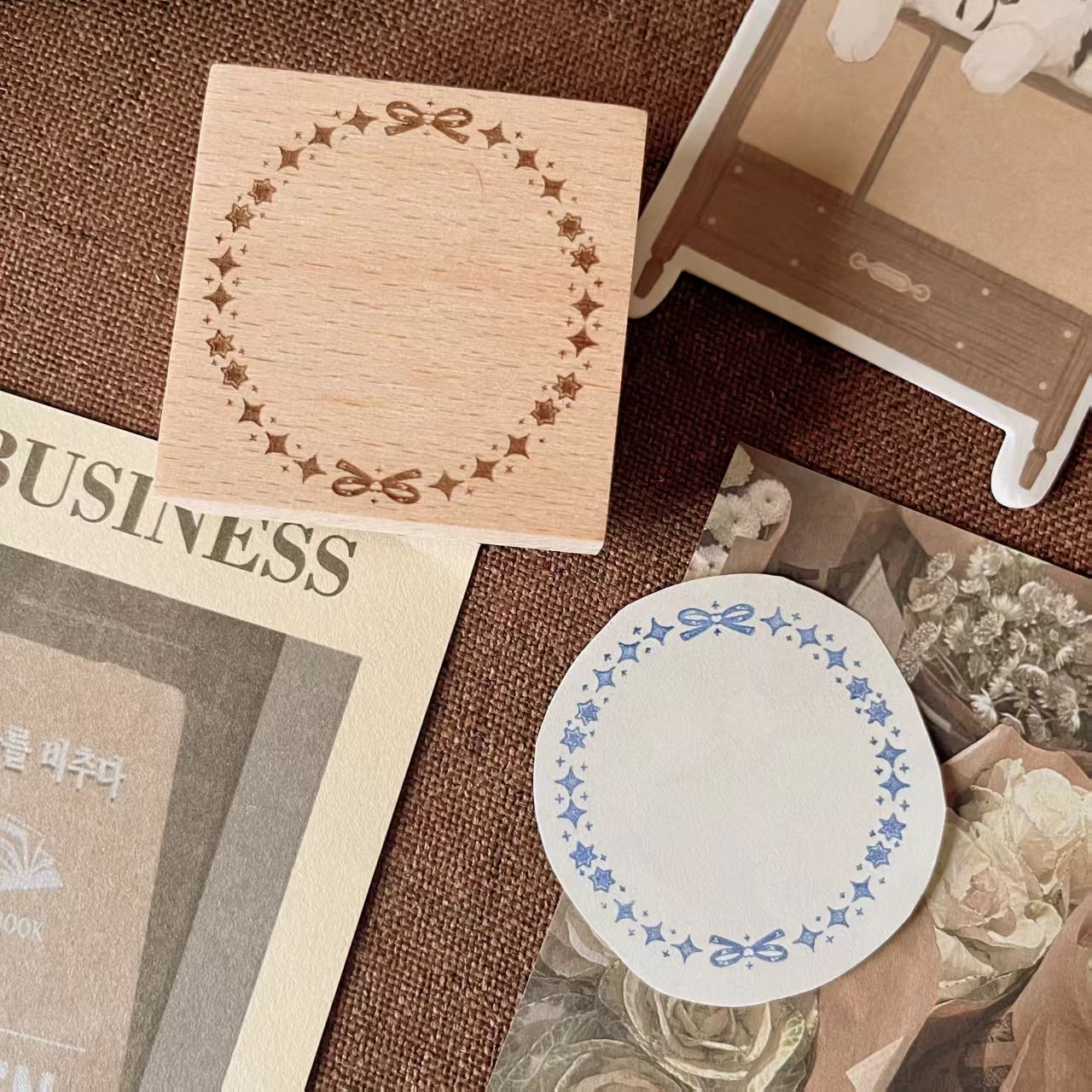 Wooden stamp (Frame)