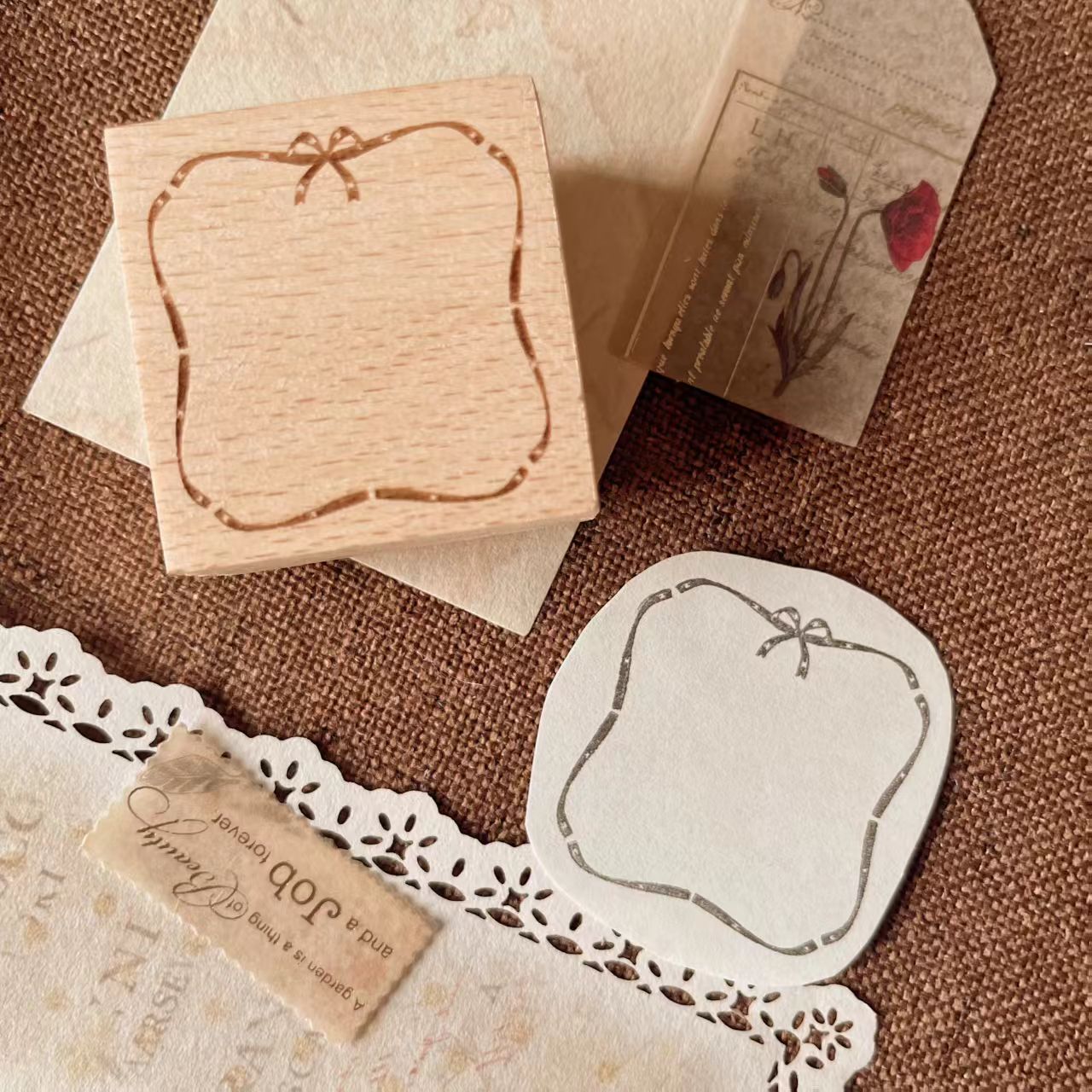 Wooden stamp (Frame)