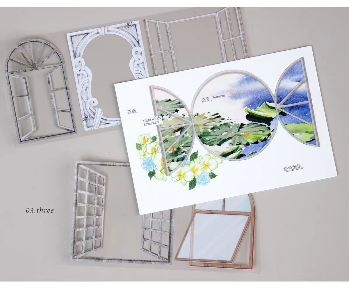 Journal PET tape (Window) 8cm*5m/roll