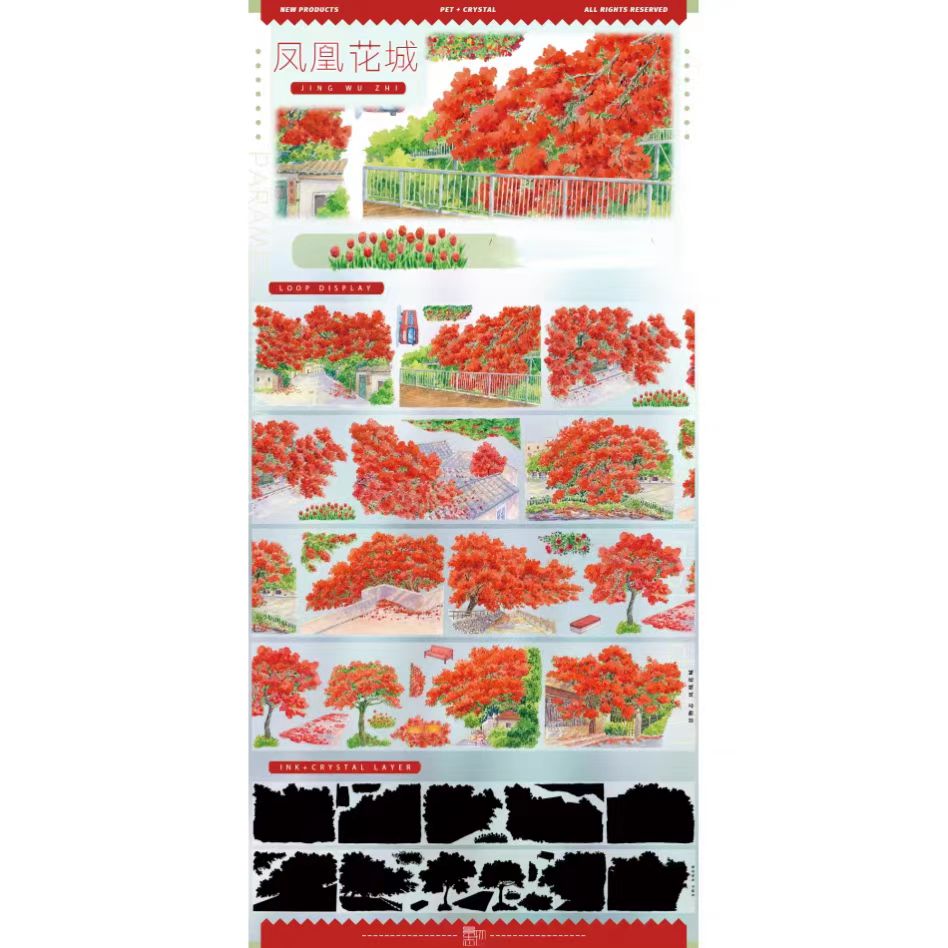 Journal PET tape (5m/roll)