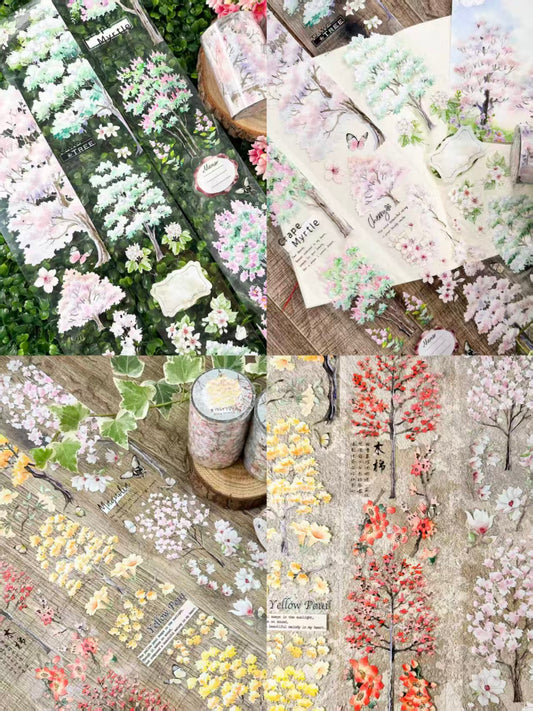 Journal PET tape (Tree ) 7cm*10m/roll