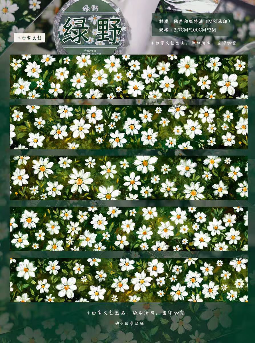 Journal washi tape (3cm*3m/roll)