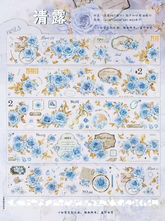 Journal flower tape (6cm*6m/roll)