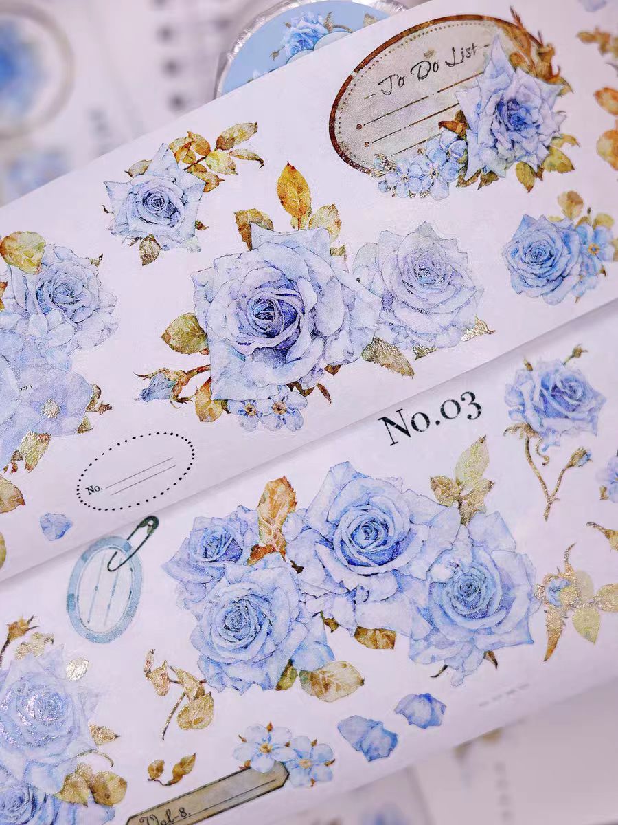 Journal flower tape (6cm*6m/roll)
