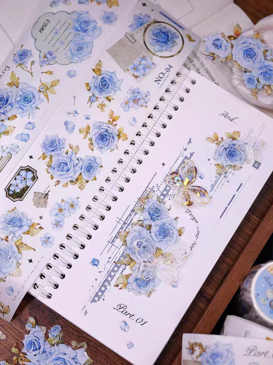 Journal flower tape (6cm*6m/roll)