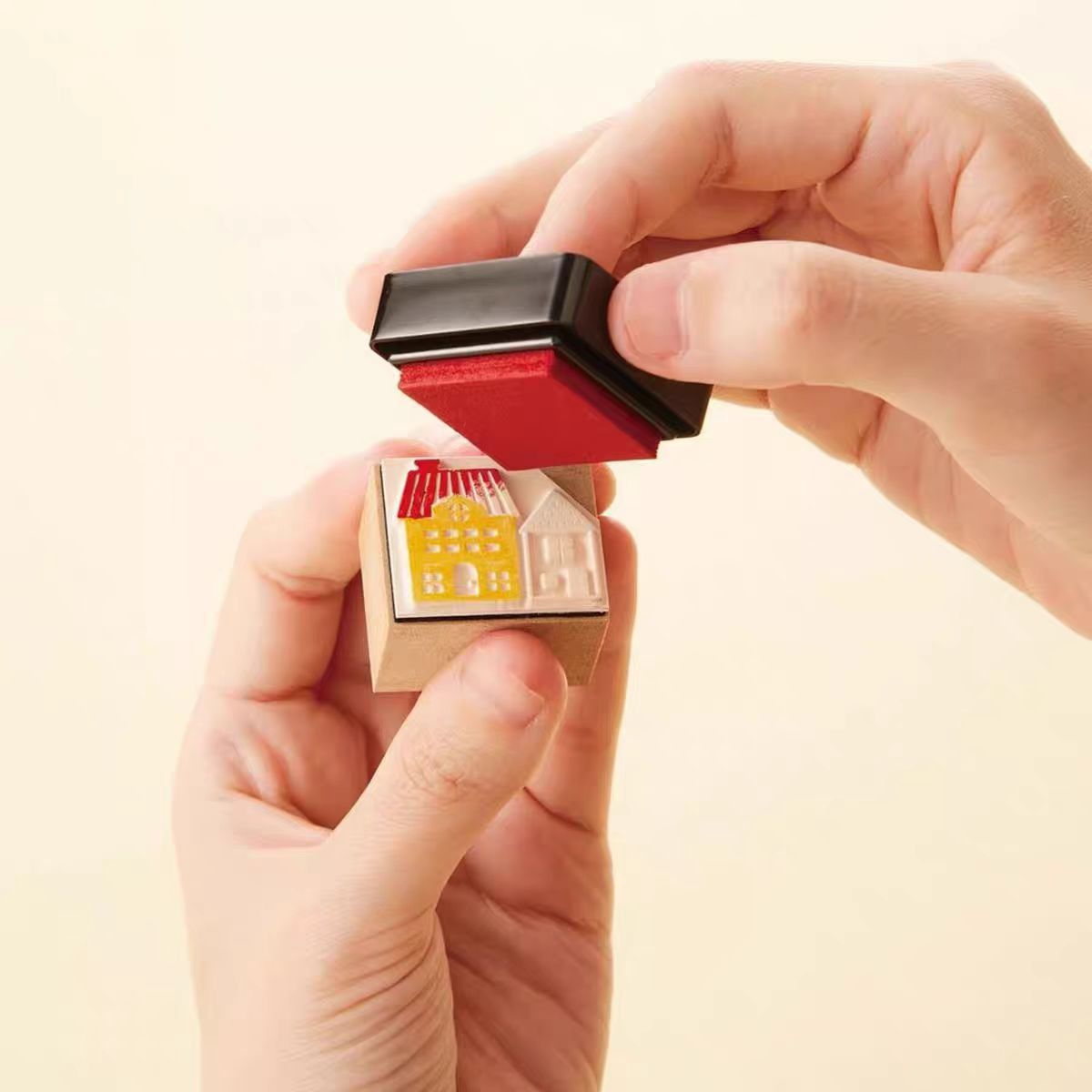 Mini Rubber stamp quick-drying oil-based ink pad （Matte）3.5*3.5cm