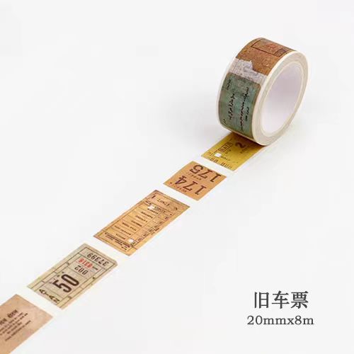 Journal washi tape (8m/roll)