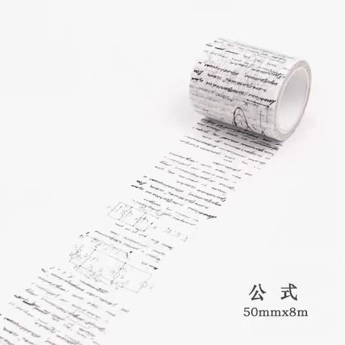 Journal washi tape (8m/roll)