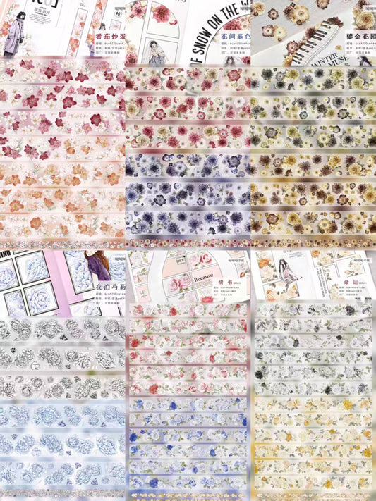 Journal flower tape