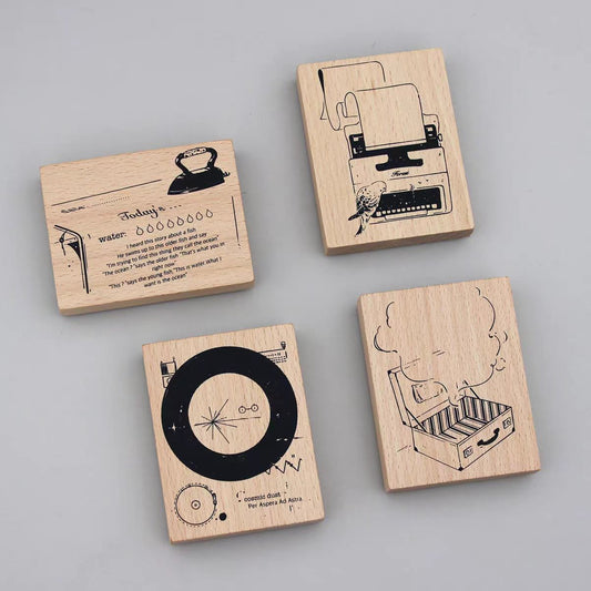 Wooden stamp (7*9cm)