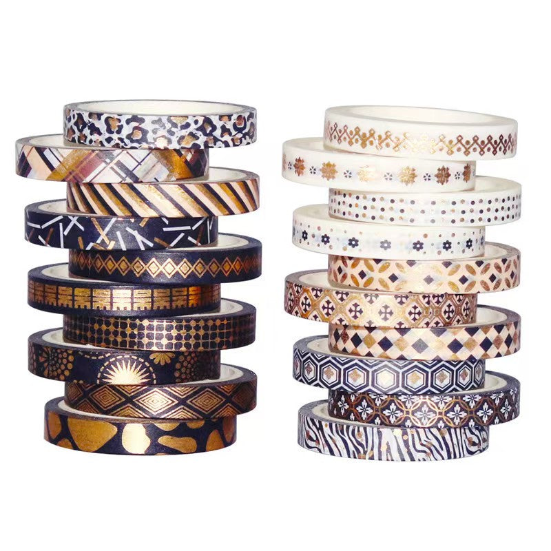Journal washi tape set (20 rolls/set) 7mm*5m/roll