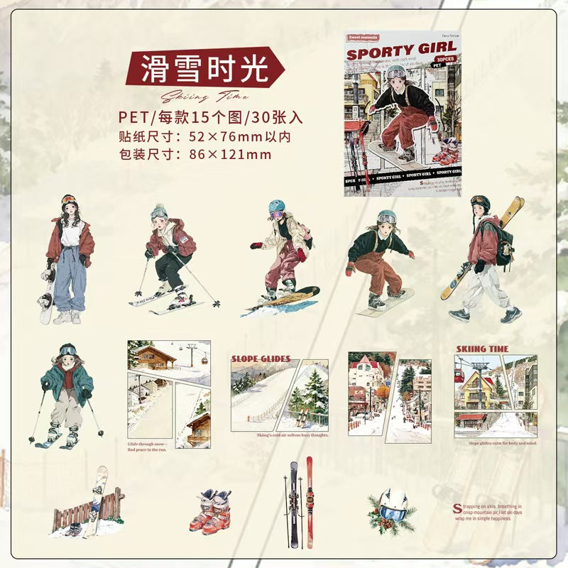 Journal PET sticker packs (30pcs/pack)