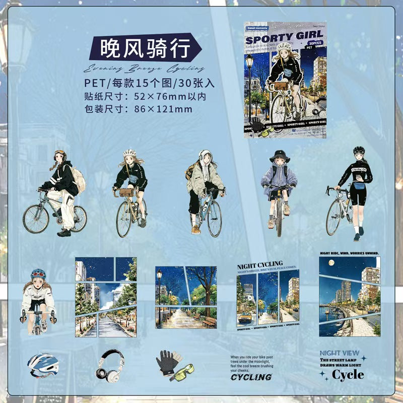 Journal PET sticker packs (30pcs/pack)