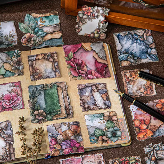 Journal hard card sticker packs (10 pcs/pack) 8*8cm/pcs