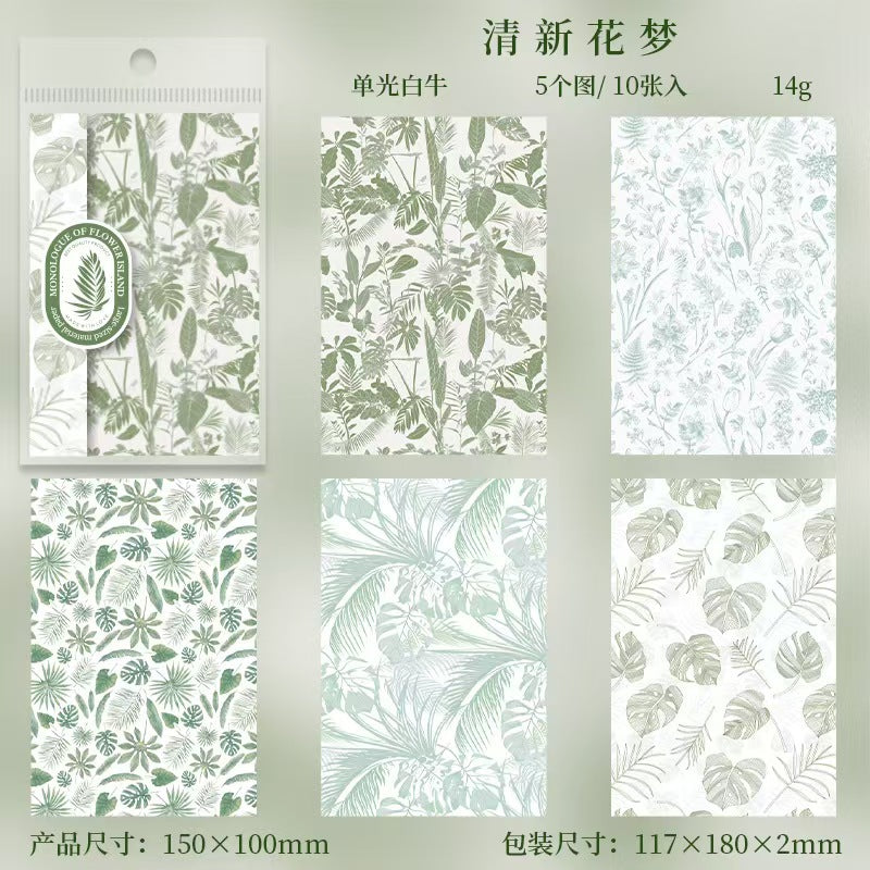 Journal paper packs (10 sheets/pack) 10*15cm/sheet