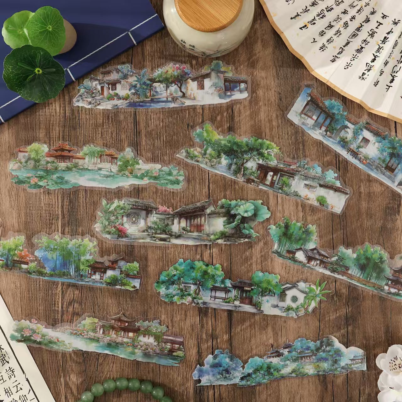 Journal PET sticker packs (10pcs/pack)