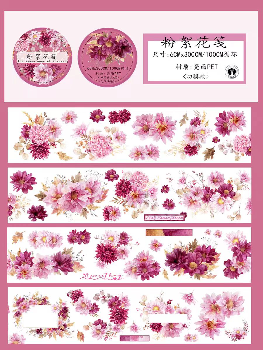 Journal PET tape (6cm*3m/roll)