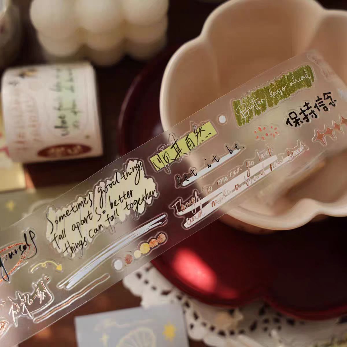 Journal pre-cut tape (4cm*5m/roll)