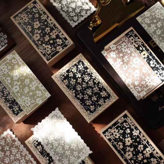 Wooden stamp (Floral pattern)