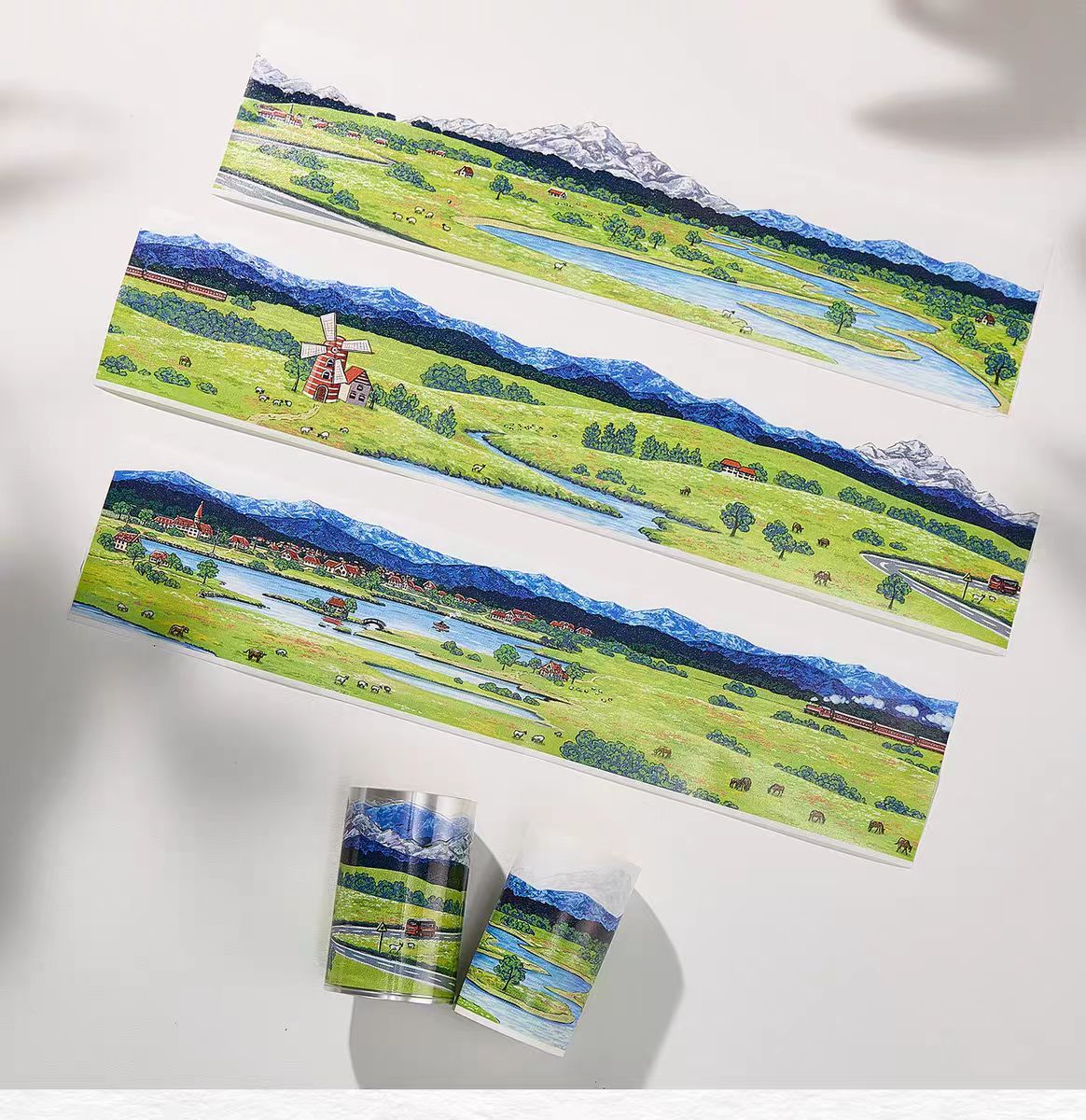 Journal landscape tape (7cm*5m/roll)