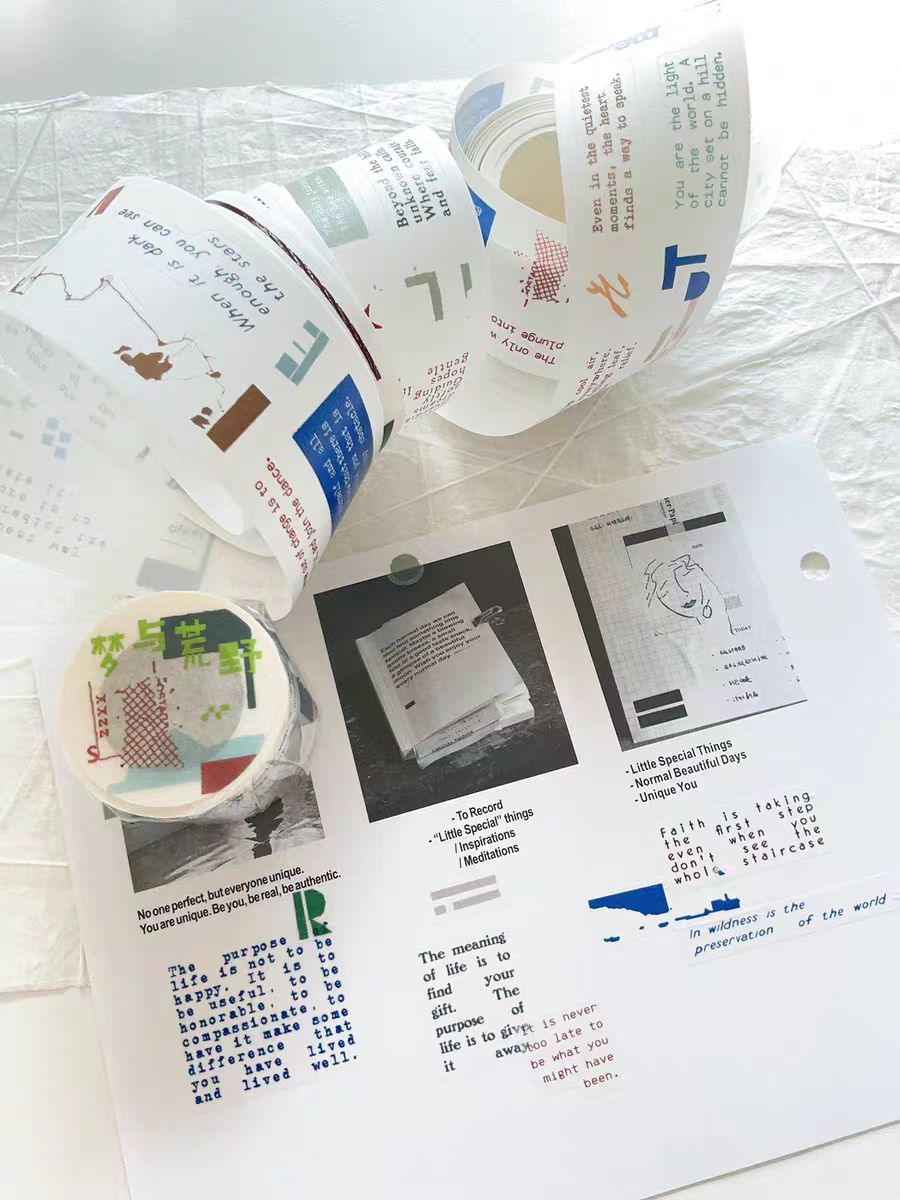 Journal washi tape (5m/roll)
