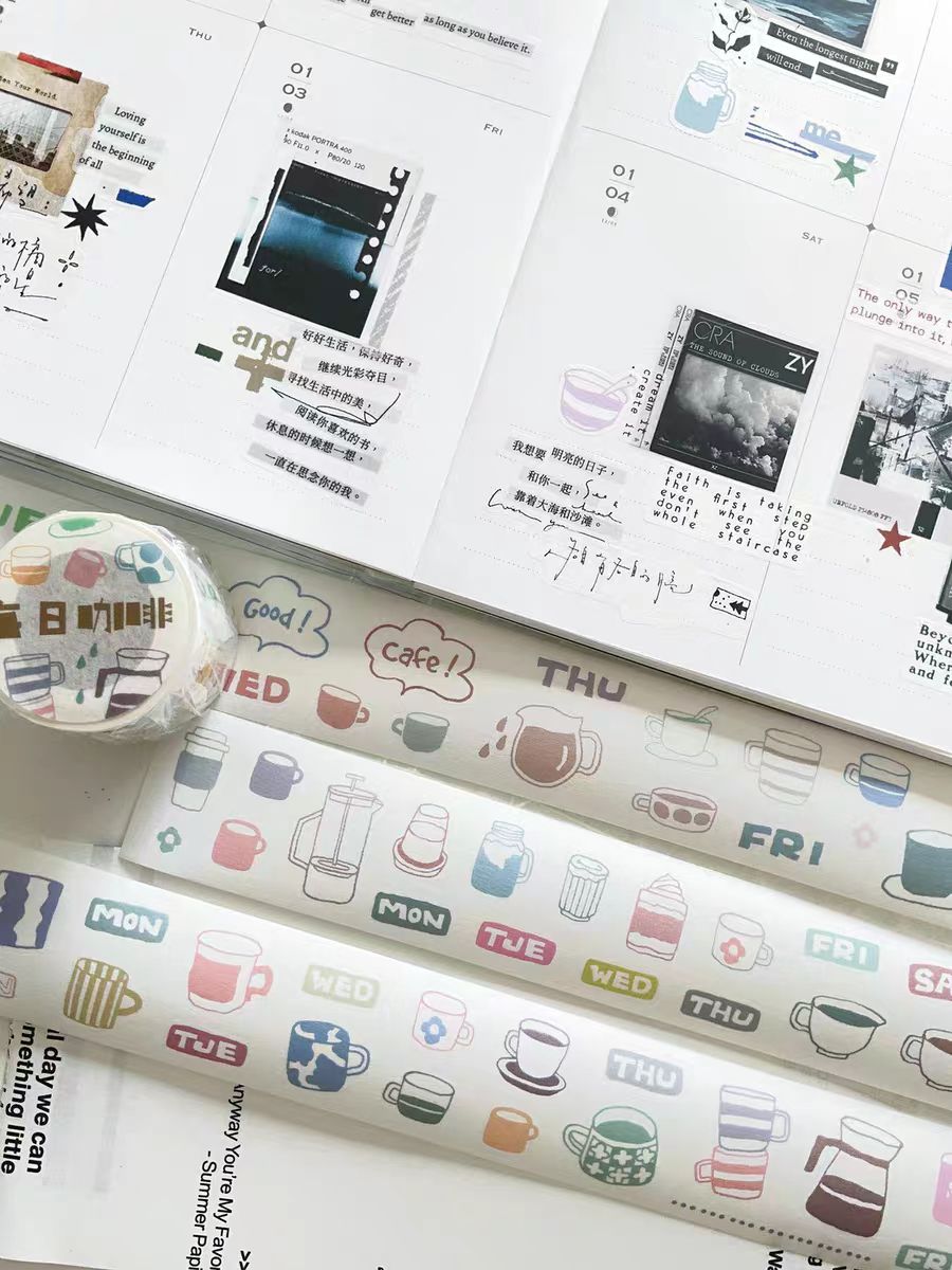 Journal washi tape (5m/roll)